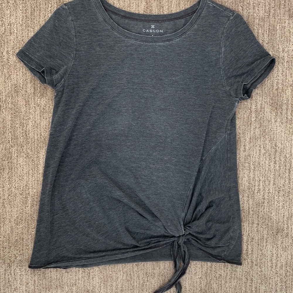 Gray shirt